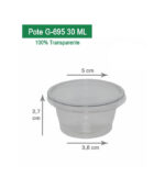 Embalagem cristal para molho g-695 30ml AV Embalagens.