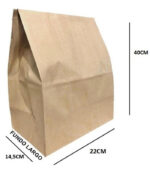 saco kraft saco de lanche saco delivery embalagens de papel kraft saco de papel 80gr AV Embalagens.