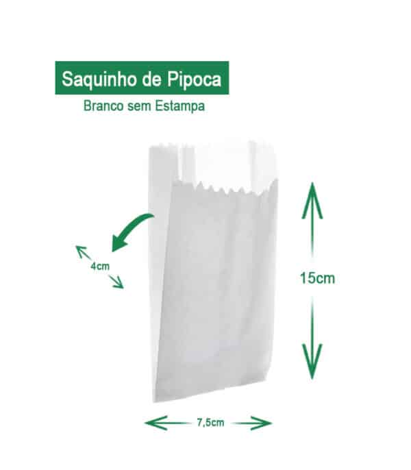 embalagem de papel para picoca saco de pipoca embalagem pb para pipoca AV Embalagens.