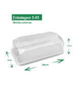 embalagem sanpack embalagem bolo embalagem para torta s-65 AV Embalagens.