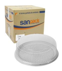 embalagem cristal embalagem sanpack embalagem para bolo embalagem cristal s-80 AV Embalagens.