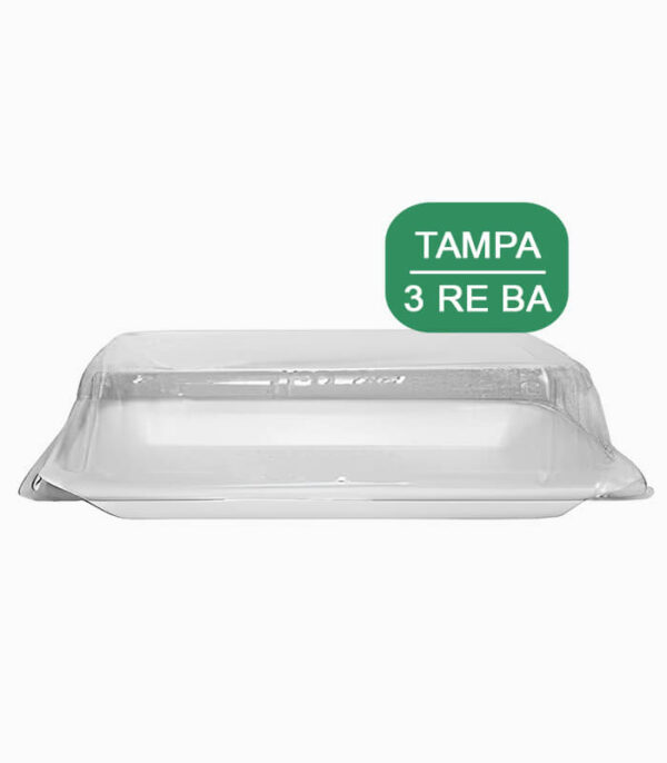 Tampa para bandeja de isopor 03 da marca marplast baixa AV Embalagens.